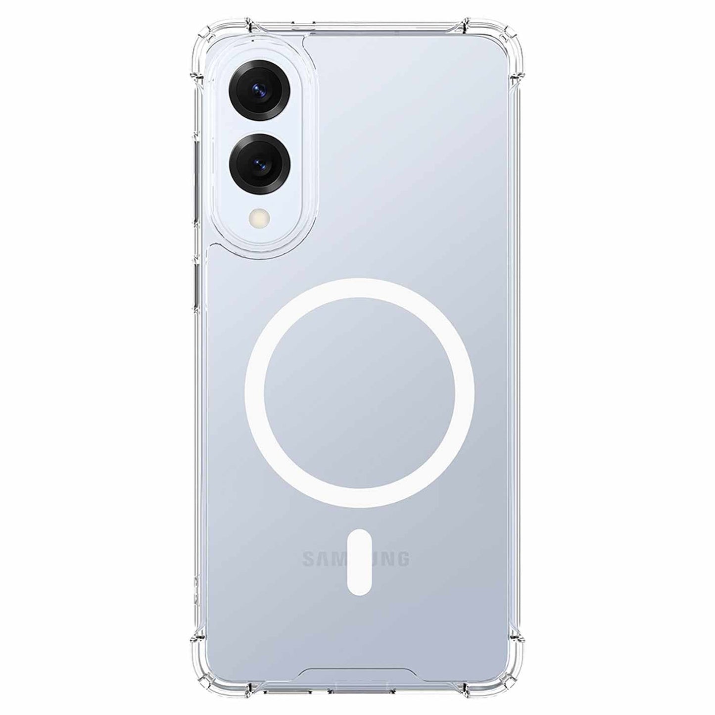 BESEDGE3 DropZone Rugged Clear w/Magnets Case Galaxy S25 Edge Clear