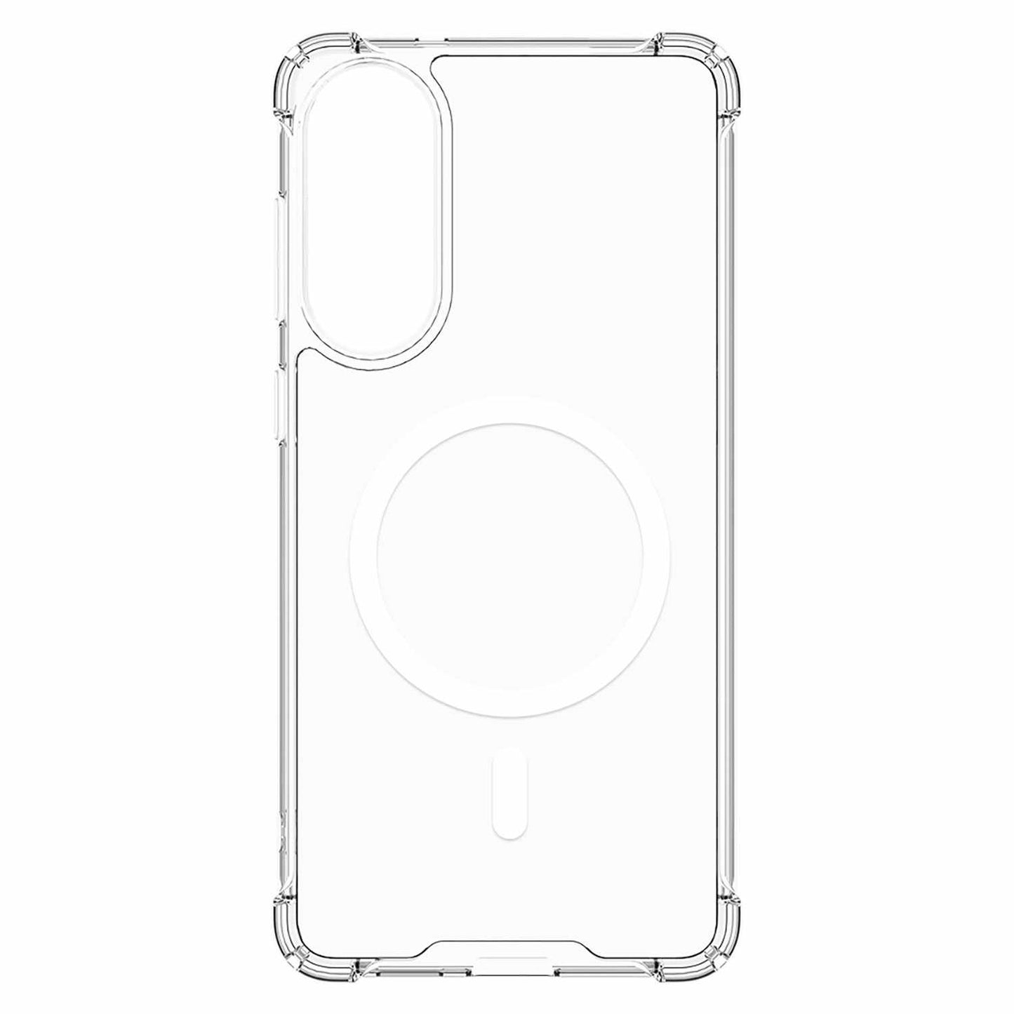 BESEDGE3 DropZone Rugged Clear Case w/Magnets Galaxy S25 Edge Clear
