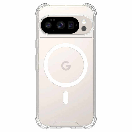 BEGP10/10P3 Dropzone Rugged Case w/Magnets Pixel 10/10 Pro Clear