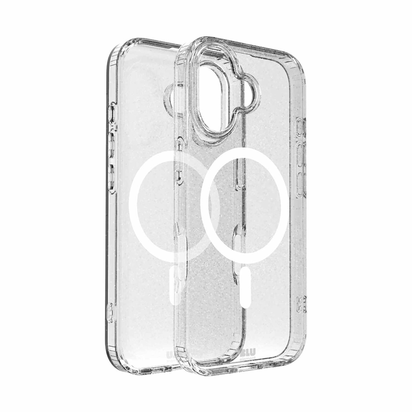 BEDZRMG17G1 DropZone Rugged Glitter MagSafe Case iPhone 17 Clear Glitter