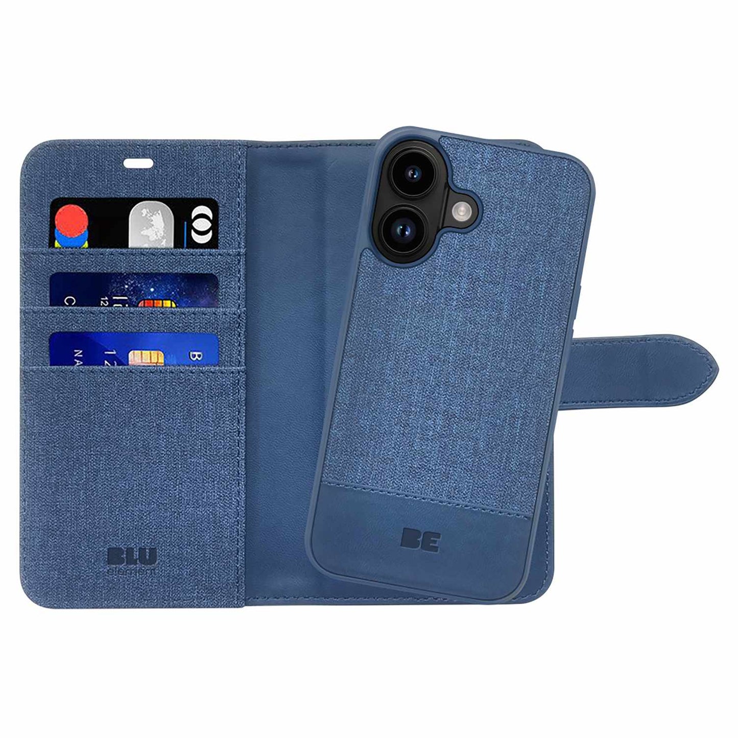 BEFMS17B2 Folio 2-in-1 MagSafe Case iPhone 17 Lazuli Blue