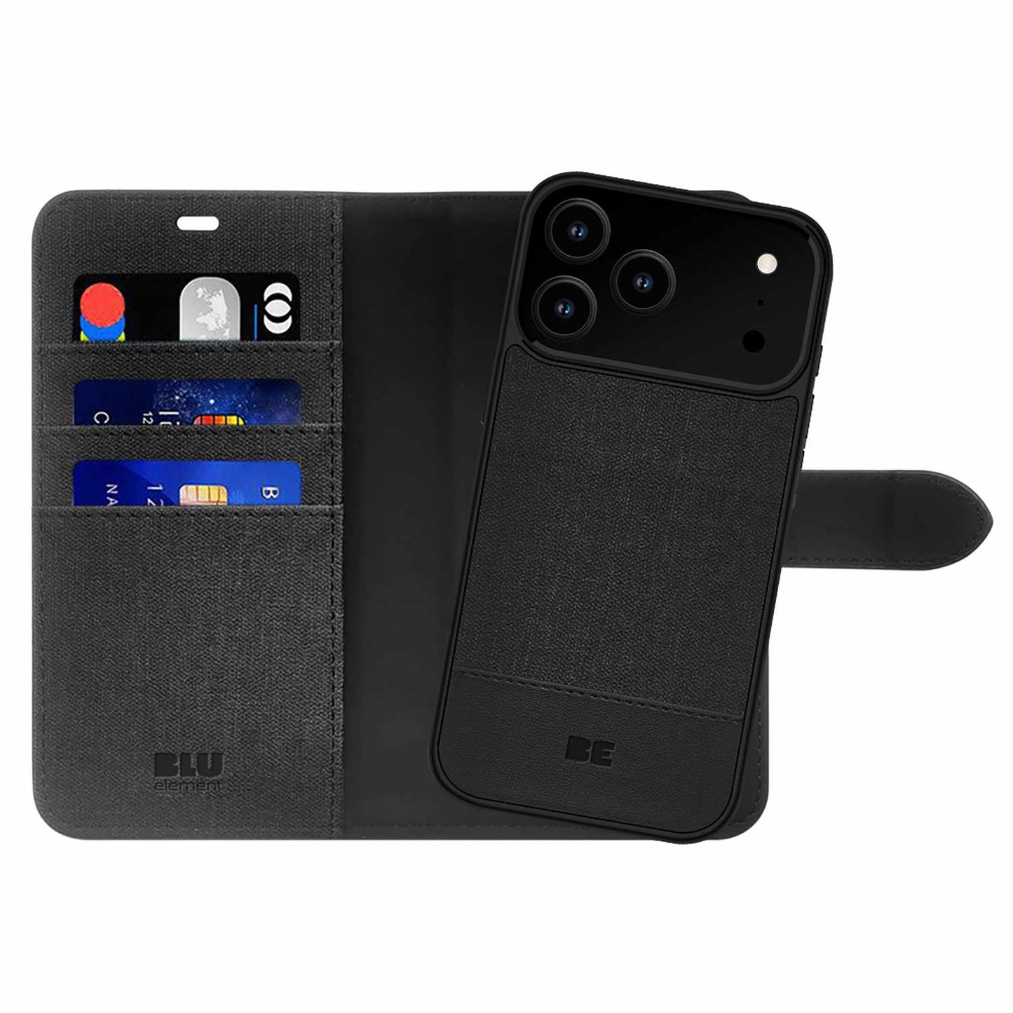 BEFMS17B6 Folio 2-in-1 MagSafe Case iPhone 17 Pro Max Black