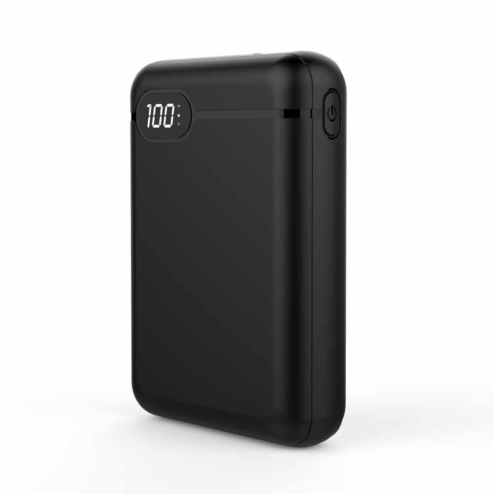 Mini Portable Power 10000 mAh for Power Delivery Devices Black