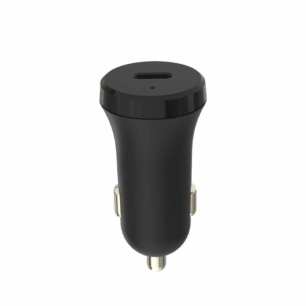 Car Charger USB-C Single Port Power Delivery 20W Black