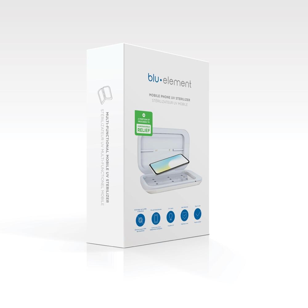 Blu Element Mobile Phone UV Sanitizer White