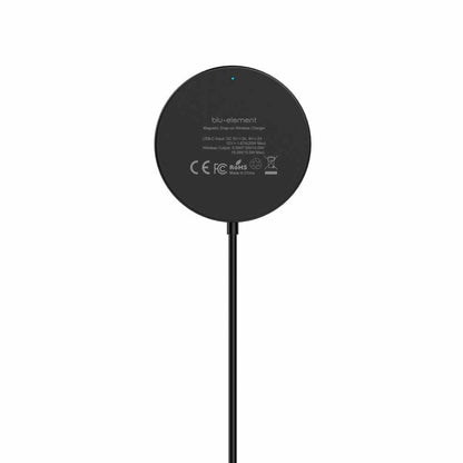 MagSafe Wireless Charger with 6ft Cable 15W Saffiano Black