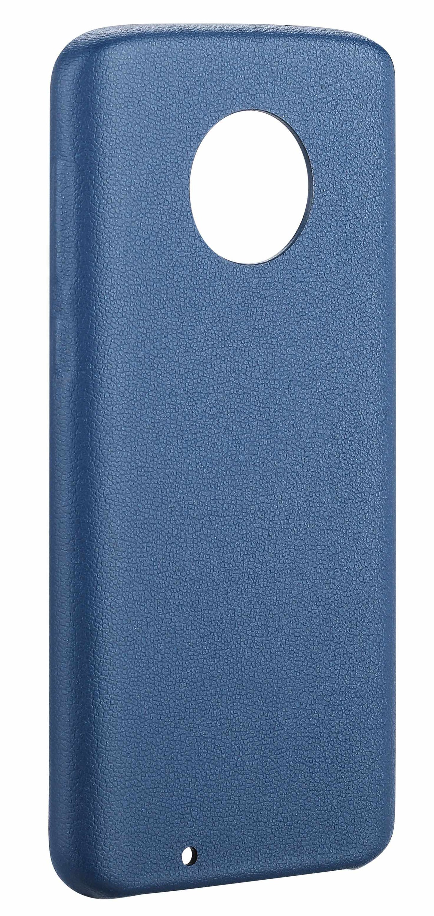 Velvet Touch Case Navy Blue for Moto G6