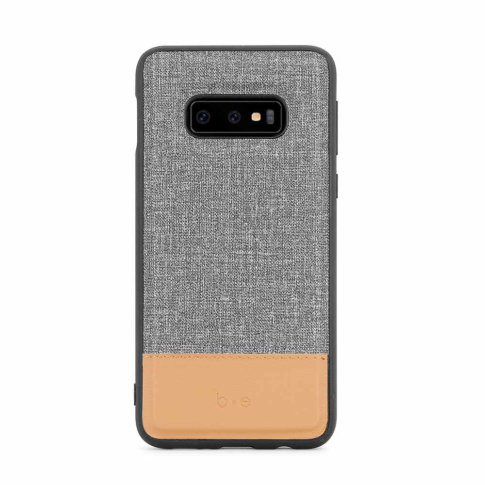 2 in 1 Folio Case Gray/Tan for Samsung Galaxy S10e