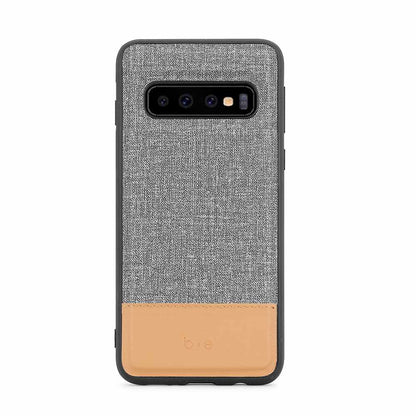 2 in 1 Folio Case Gray/Tan for Samsung Galaxy S10