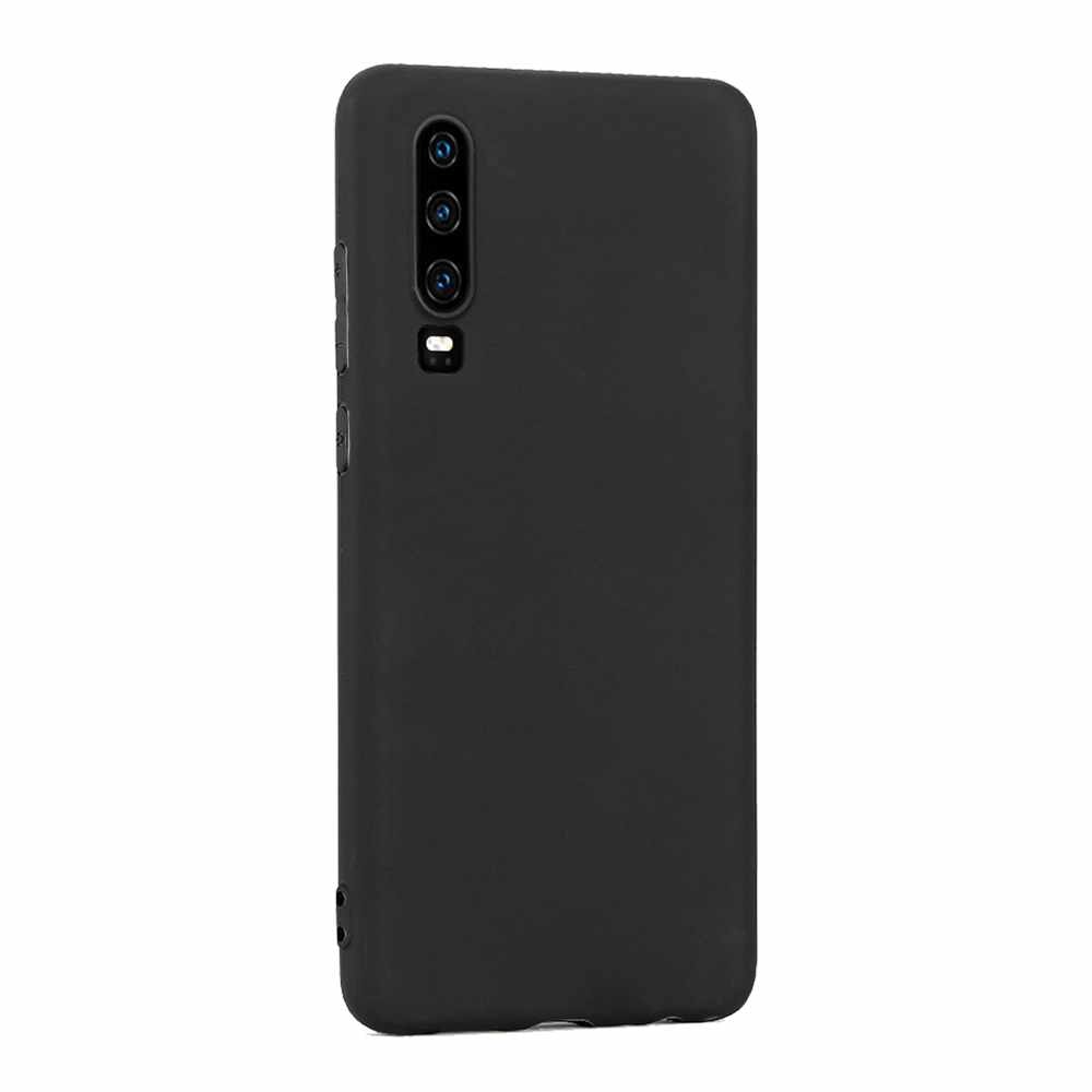 Gel Skin Case Black for Huawei P30