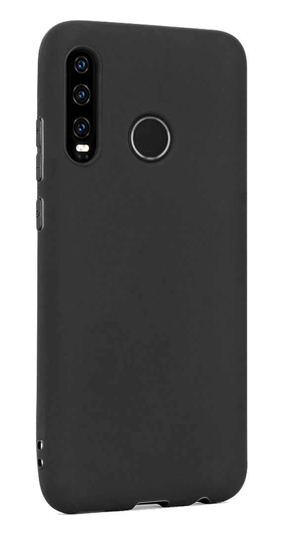 Gel Skin Case Black for Huawei P30 Lite