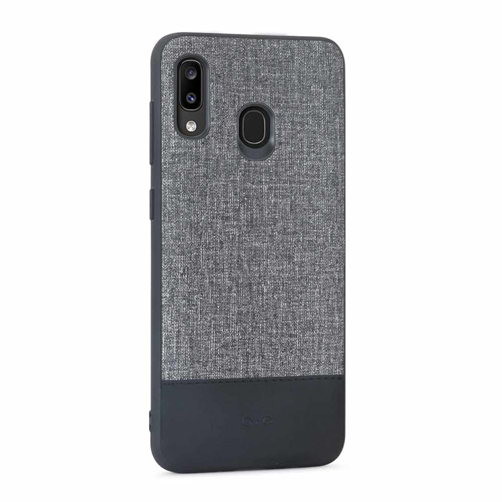 Chic Collection Case Gray/Black for Samsung Galaxy A20
