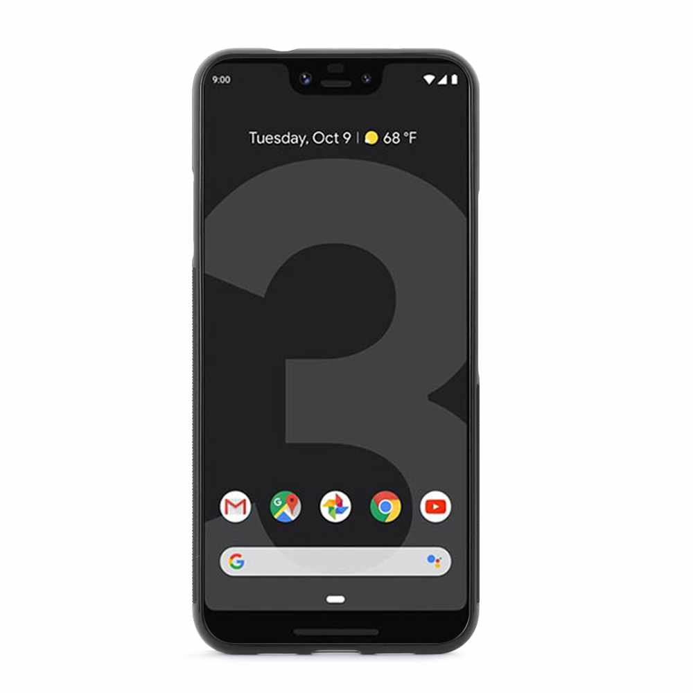 Chic Collection Case Gray/Black for Google Pixel 3a XL