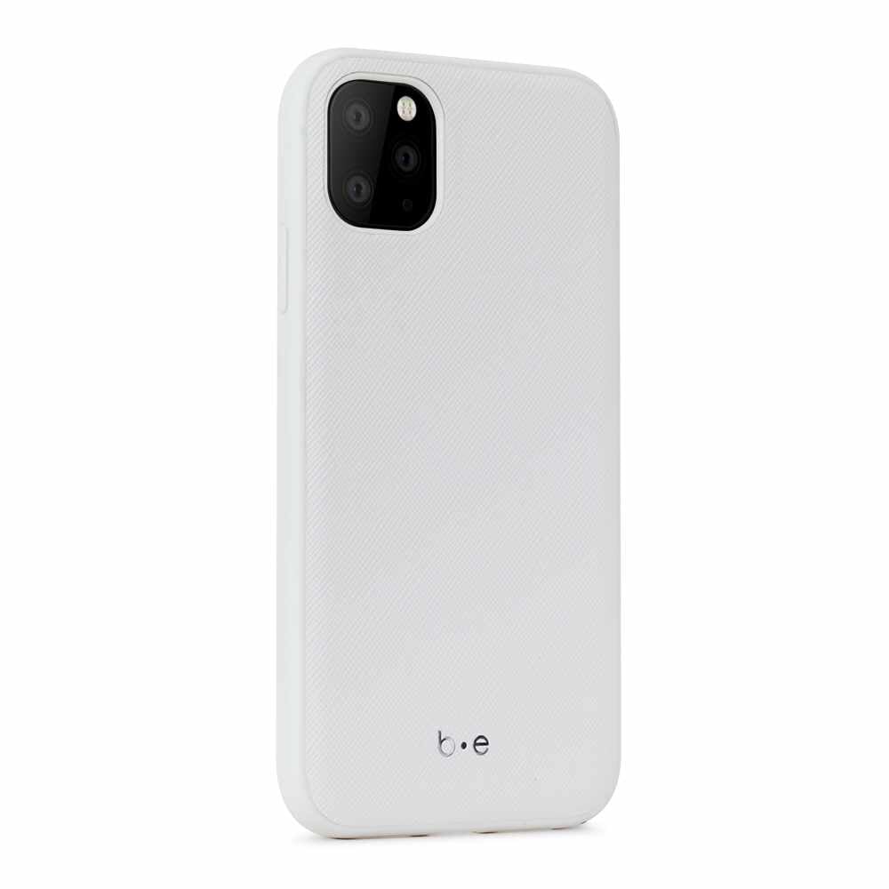Saffiano Case White for iPhone 11 Pro