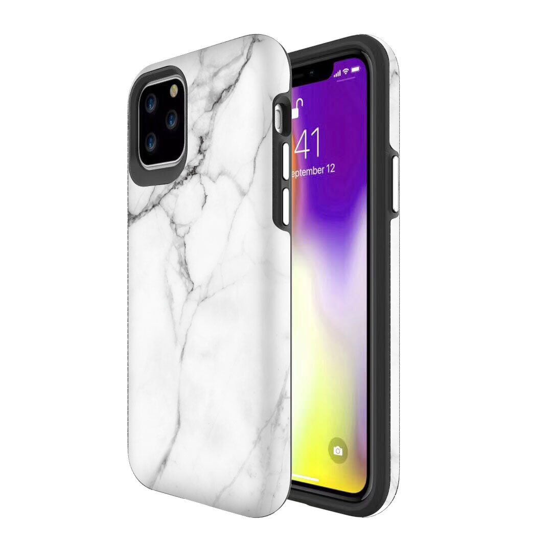 Mist 2X Fashion Case White Marble Matte for iPhone 11/XR
