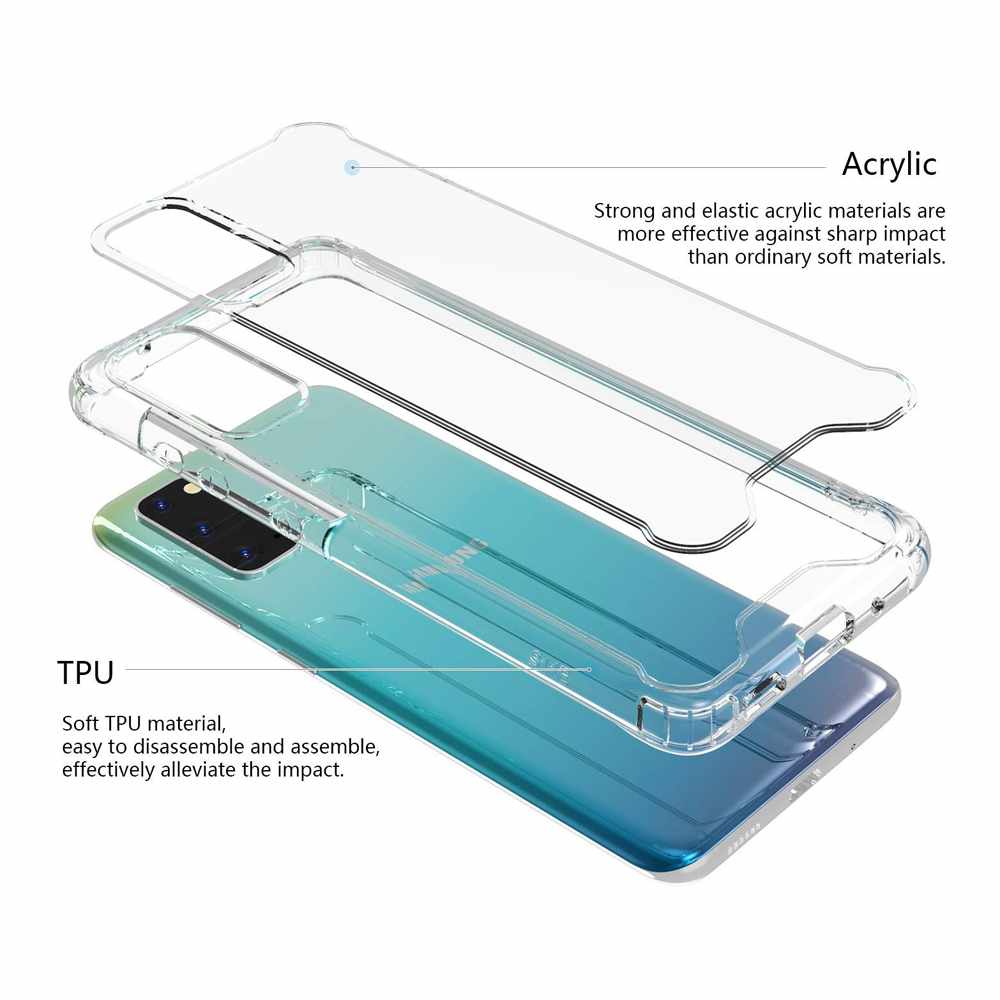 DropZone Rugged Case Clear for Samsung Galaxy S20