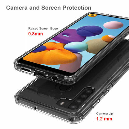 Dropzone Rugged Case Clear for Samsung Galaxy A21