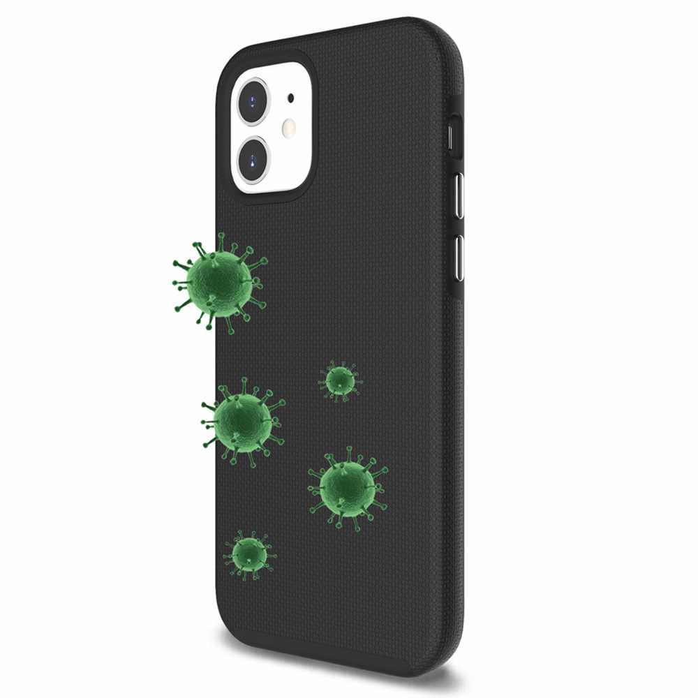 Antimicrobial Armour 2X Case Black for iPhone 12/12 Pro