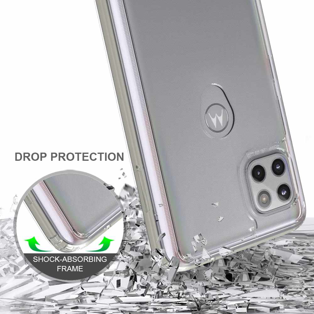 DropZone Rugged Case Clear for Moto One 5G Ace