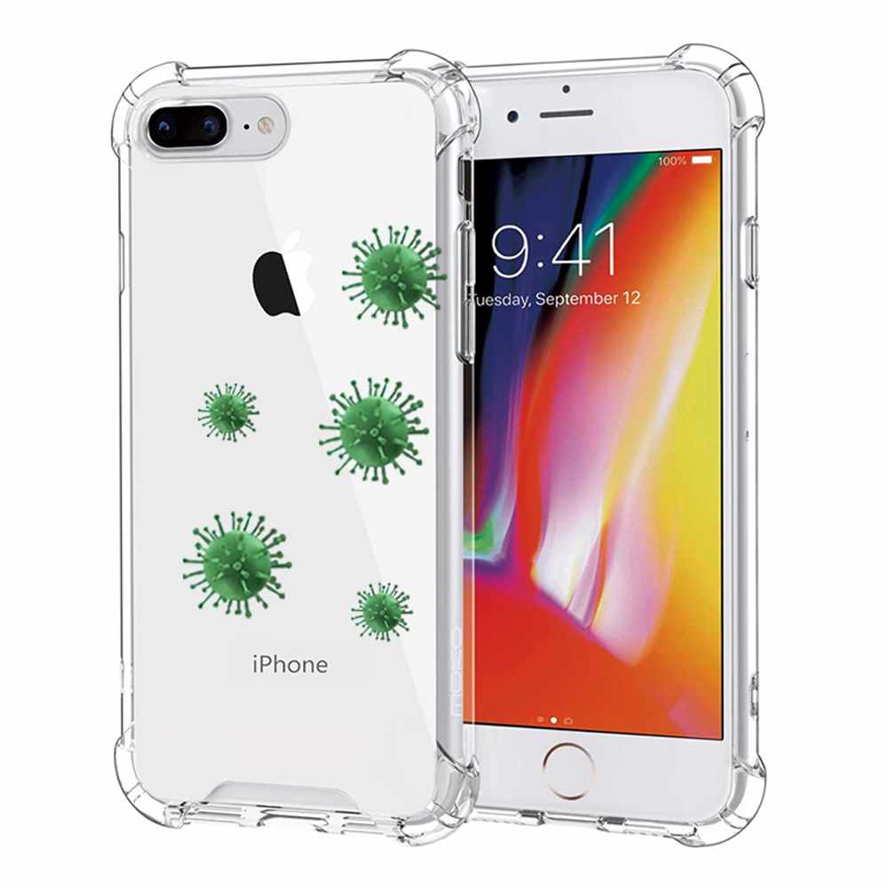 Antimicrobial DropZone Case Clear for iPhone 8 Plus/7 Plus