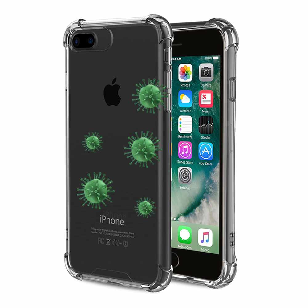 Antimicrobial DropZone Case Clear for iPhone 8 Plus/7 Plus