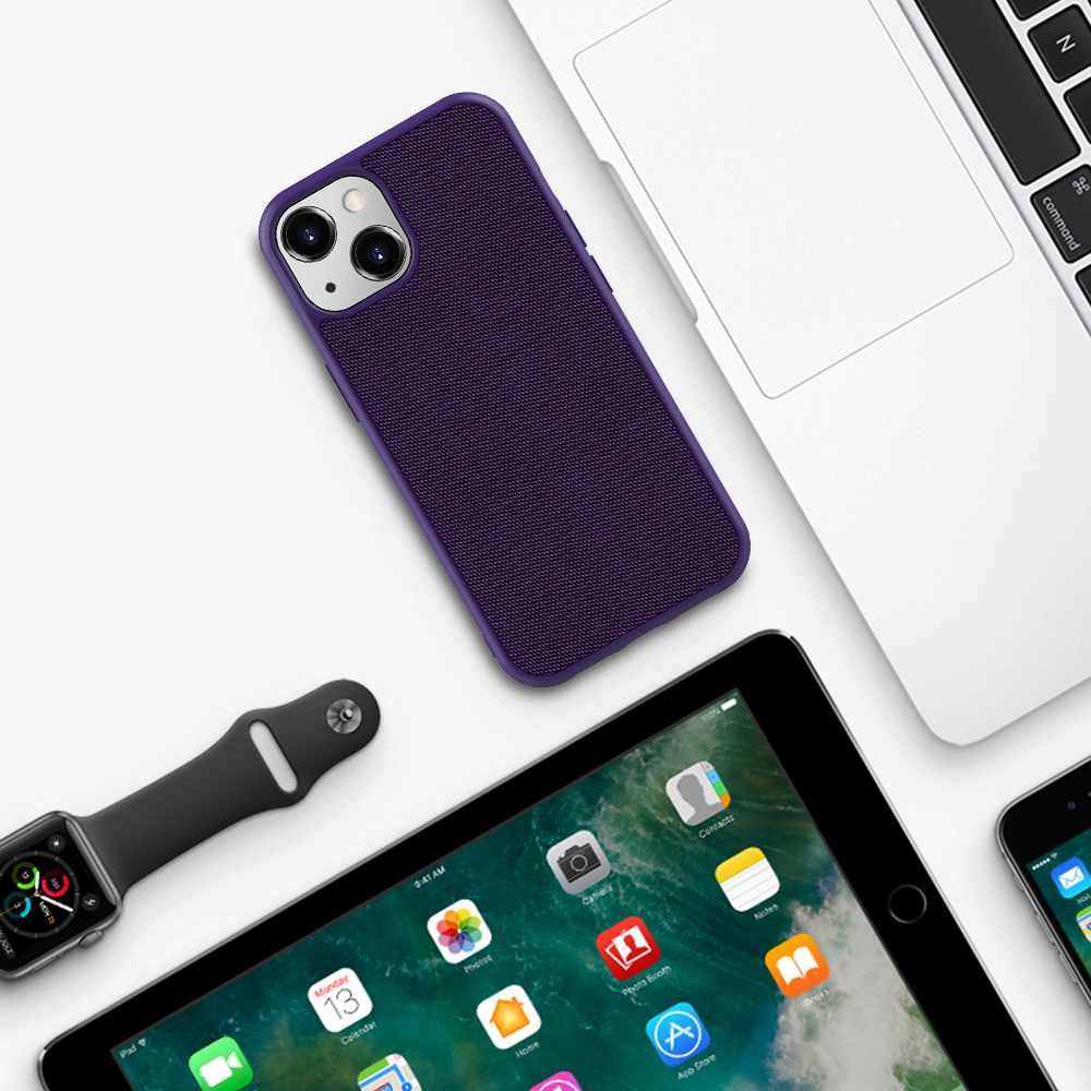 Tru Nylon with Magsafe Case Purple for iPhone 13