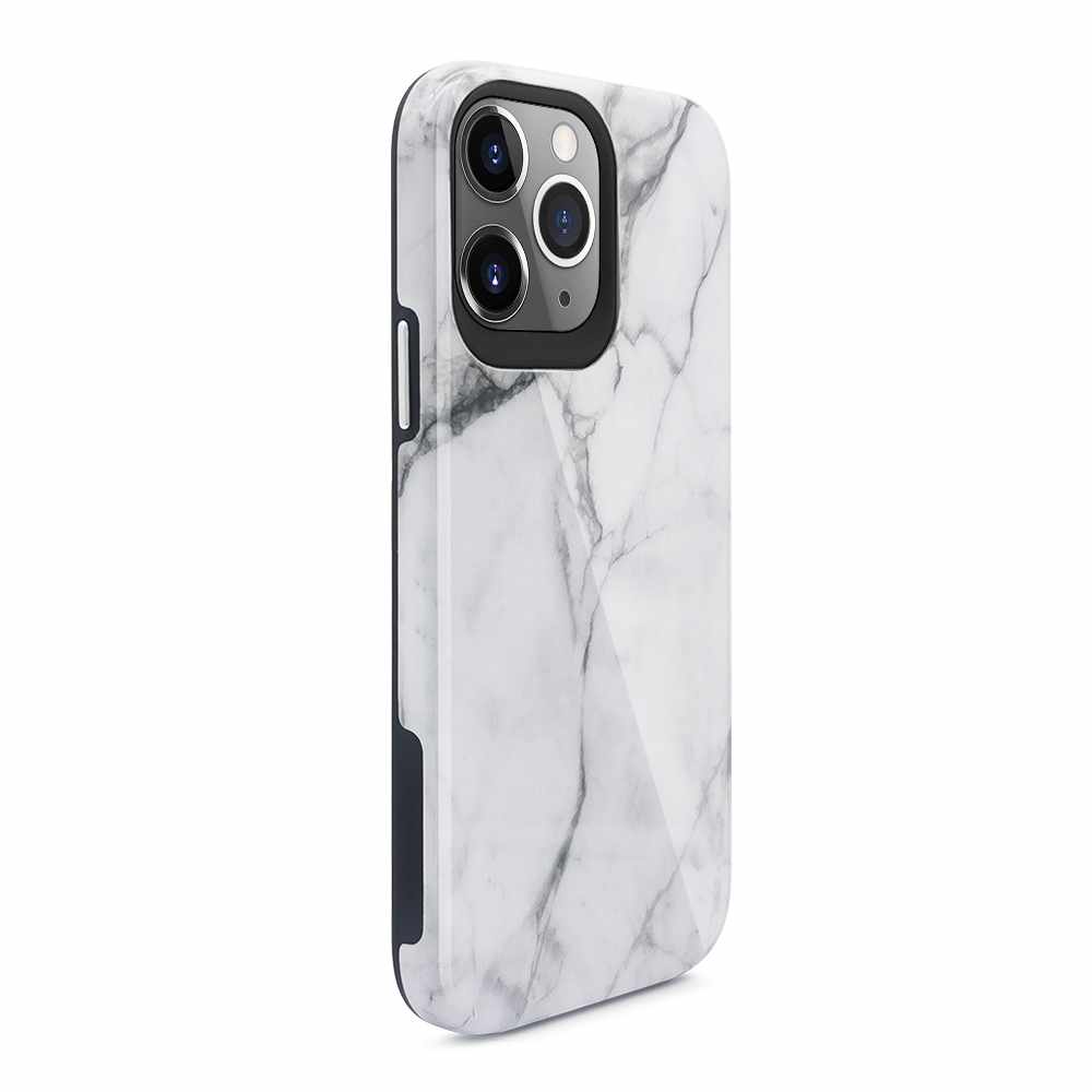 Mist 2X Fashion Case White Marble for iPhone 13 Pro Max