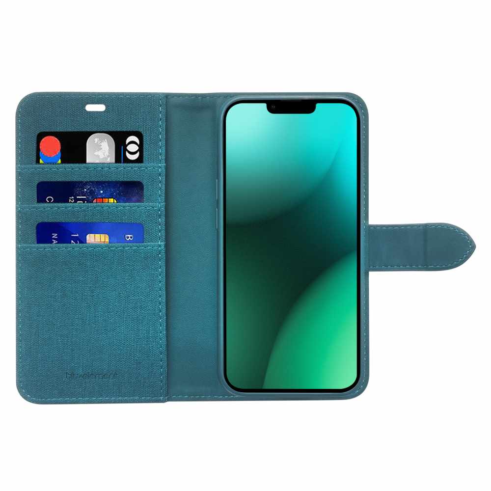 2 in 1 Folio Case Teal Green for iPhone 14 Plus