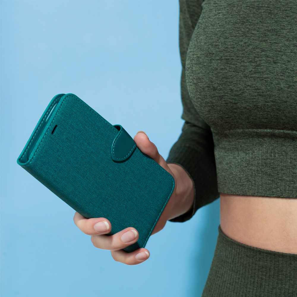 2 in 1 Folio Case Teal Green for iPhone 14 Plus