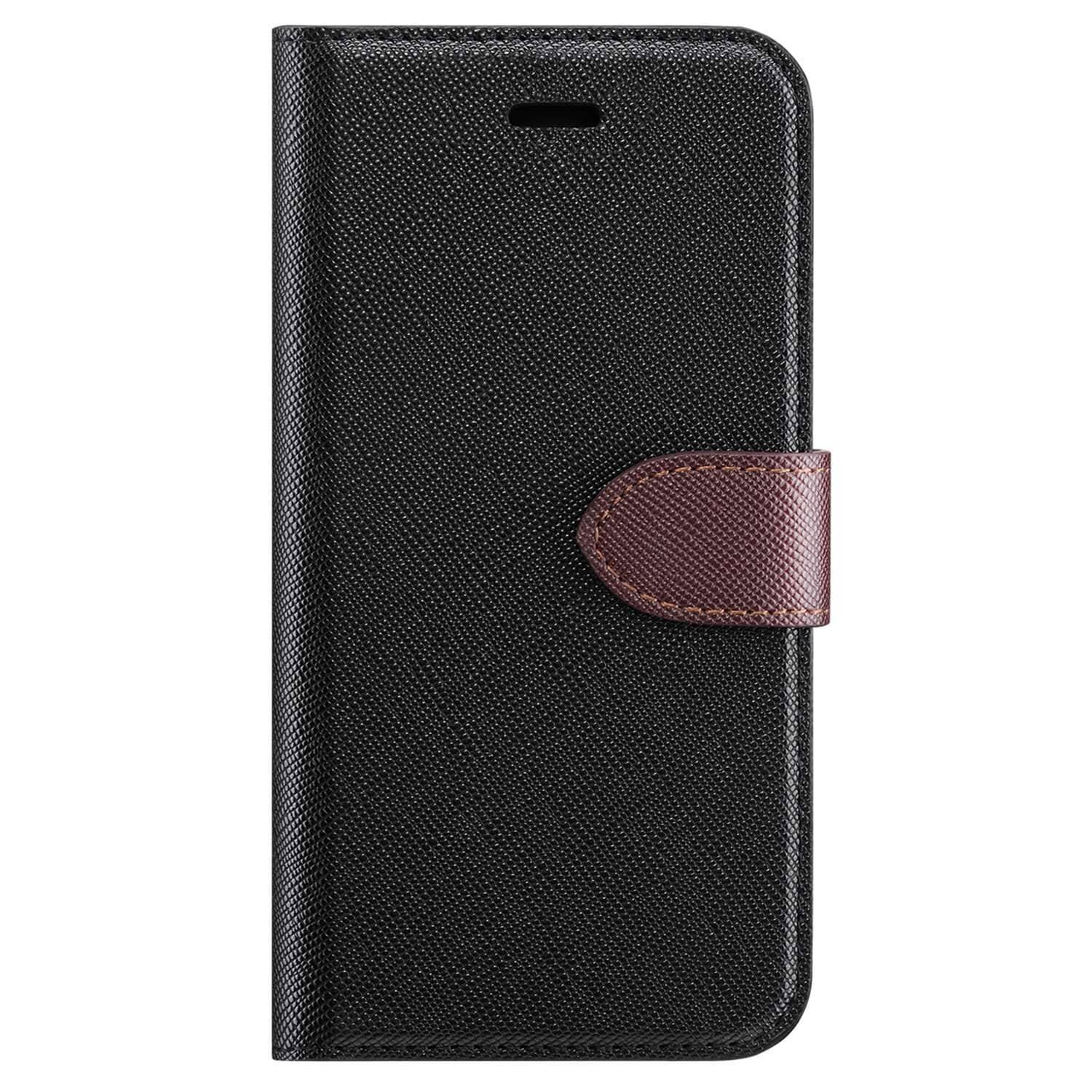 Blu Element 2 in 1 Folio Case Black/Brown Google Pixel 2 Cases Blu Element