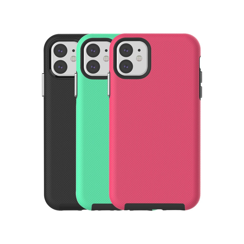 Armour 2X Fresh Kit Case Black/Pink/Teal for iPhone 11/XR