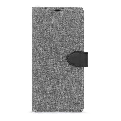 2 in 1 Folio Case Gray/Black for Samsung Galaxy Note10+