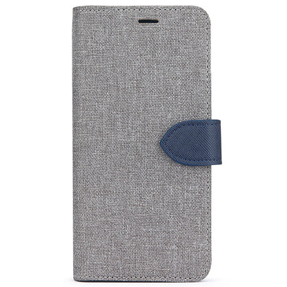 2 in 1 Folio Case Grey/Blue for Google Pixel 3 XL