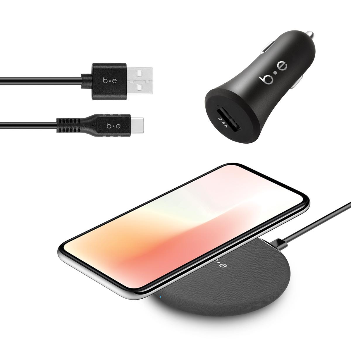 Power Charging Bundle Black 15W for Android Devices